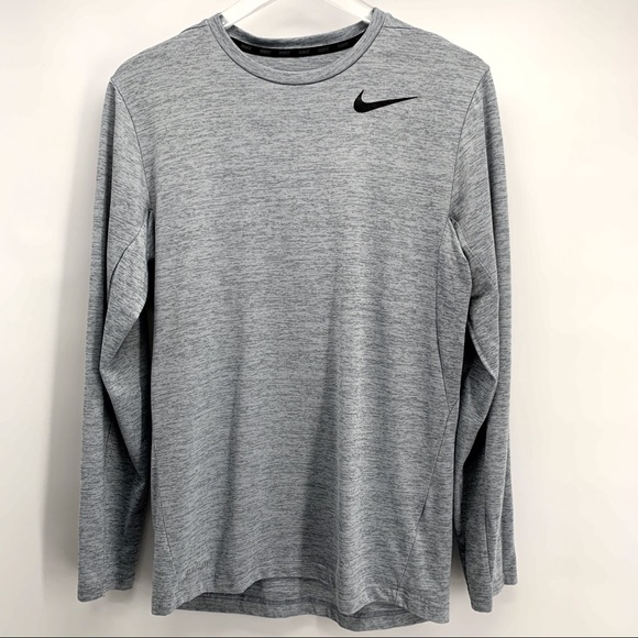 Nike Other - Nike Men’s Dri-Fit Long Sleeve Gray Athletic Top S